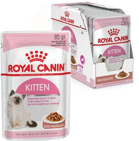 Royal Canin (Роял Канин) Kitten Instinctive (Gravy) - Влажный корм для котят Инстинктив в Соусе (Пауч) 85г*5шт