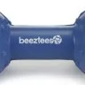 Beeztees Игрушка для собак Гантель с колокольчиком голубая резина 11,5 см