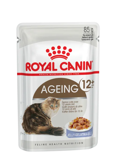 Royal Canin (Роял Канин) Ageing 12+ (Gelee) - Корм для кошек старше 12 лет в Желе (Пауч) 85 гр