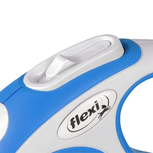 FLEXI New Line Comfort XS Рулетка трос 3м/до 8кг серый/синий