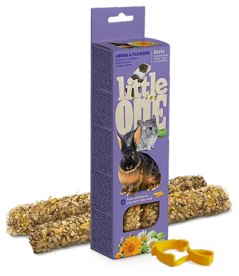 Little one палочки травы и цветы 2 шт 120 г