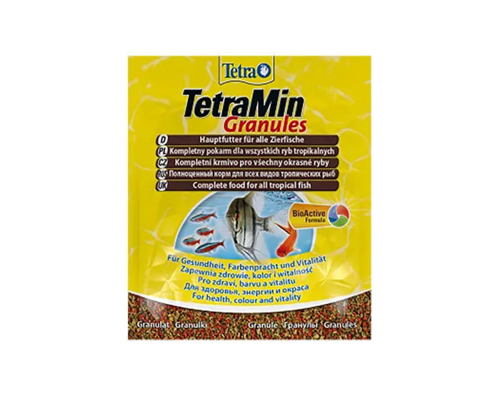 Tetra (Тетра) TetraMin Granules Корм для всех видов декоративных рыб (гранулы, пакет саше) 15 г