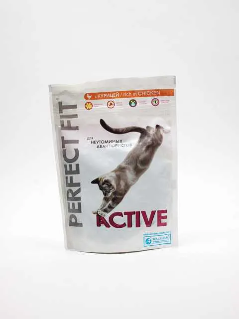 Perfect Fit (Пёрфект Фит) Active - Сухой корм для активных кошек с Курицей 650 г