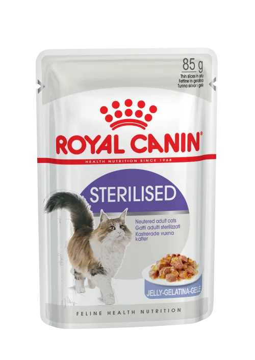 Royal Canin (Роял Канин) Sterilised Влажный корм для стерилизованных кошек в желе 85 г