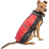 DogGoneSmart Aspen Нано куртка зимняя с меховым воротником красная 50,8см/р.20