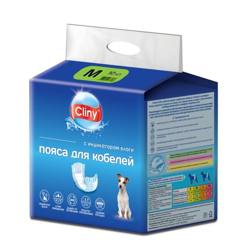 Cliny Пояса для кобелей M 10 шт