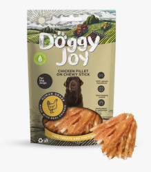 Doggy Joy (Догги Джой) Лакомтсов для собак Деликатес из мяса курицы Куриное филе на жевательной палочке 90 г