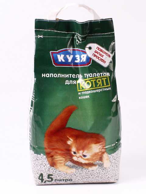 Кузя Для котят и гладкошерстных кошек Наполнитель для кошачьего туалета 4,5 л