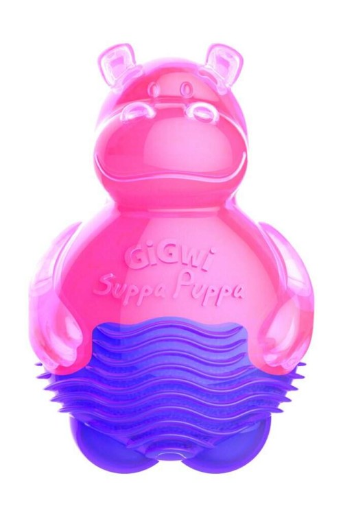 Gigwi (Гигви) Suppa Puppa Игрушка для собак Бегемотик с пищалкой 10 см