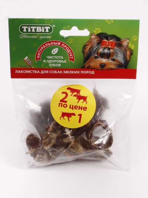Tit bit (Тит бит) Лакомство для собак Колечки из пищевода мягкая упаковка