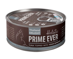 Prime Ever 7B консервы для кошек с тунцом и азиатским сибасом в желе 80 г