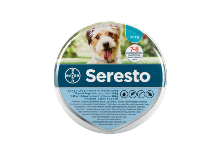 Seresto - Ошейник от блох и клещей для собак <8 кг