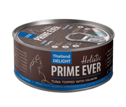 Prime Ever 8B консервы для кошек с тунцом и лососем в желе 80 г