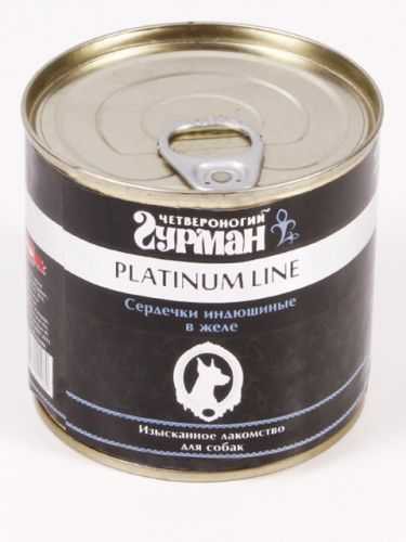 Гурман (Platinum Line) - Сердечки индюшиные в Желе