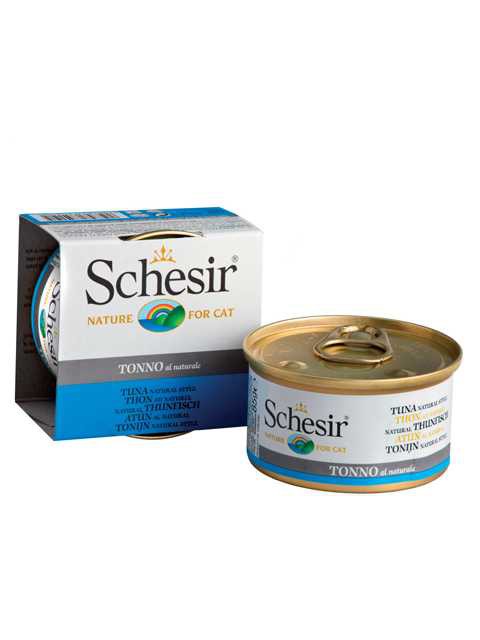 Schesir (Шезир) Tonno Naturale - Корм для кошек с Тунцом натуральным 14 шт