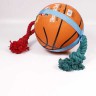 Triol (Триол) - Игрушка для собак "Мяч баскетбольный с канатами"