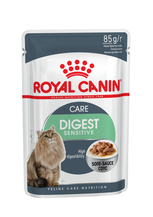Royal Canin (Роял Канин) Digest Sensitive (Gravy) - Корм для кошек с чувствительным пищеварением в Соусе (Пауч)