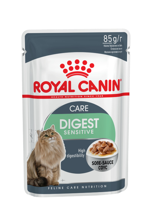 Royal Canin (Роял Канин) Digest Sensitive (Gravy) - Корм для кошек с чувствительным пищеварением в Соусе (Пауч)