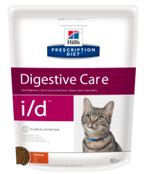 Hills (Хиллс) Prescription Diet i/d Feline Original - Корм для кошек при заболеваниях Пищеварения, ЖКТ 1,5 кг