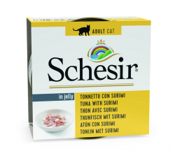 Schesir (Шезир) Tonno Surimi - Корм для кошек с Тунцом и Сурими (Упаковка 14 шт)