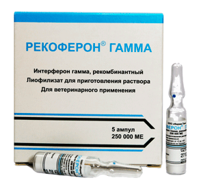 Рекоферон Гамма 250 000МЕ (5амп/уп) t