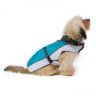 DogGoneSmart Aspen Нано куртка зимняя с меховым воротником бирюзовая 61см/р.24