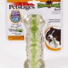 Petstages Crunchcore Bone Игрушка для собак Хрустящая косточка резиновая очень маленькая 8 см