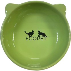 Ecopet Миска керамическая круглая оливковая 200 мл