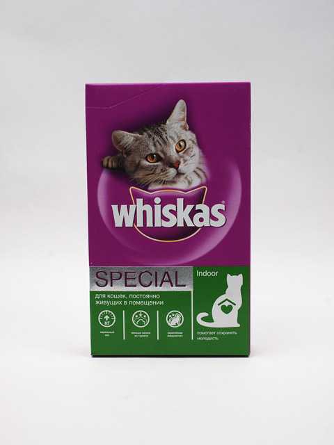 Whiskas (Вискас) Special Indoor - Корм для кошек постоянно живущих в Помещении