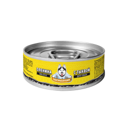 Погрызухин консервы для собак Оленина с тыквой 100 гр