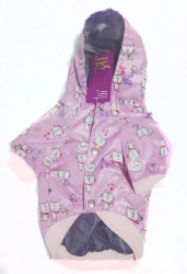 Lifedog куртка для собак весна Розовая с котами M (27-31 см)