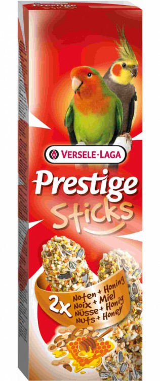 Versele-Laga (Версель-Лага) BigParakeets палочки 2*70 г д/сред.попугаев с Медом и Орехами