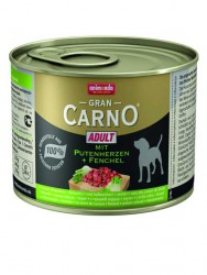 Animonda (Анимонда) Gran Carno Adult - Корм для собак с Сердцем индейки и Фенхелем. (Банка)