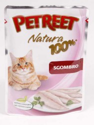 Petreet (Петрит) - Корм для кошек с Макрелью (Пауч)