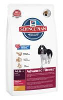Hill's (Хиллс) Science Plan Adult Medium Сухой корм для взрослых собак средних пород с курицей 12 кг