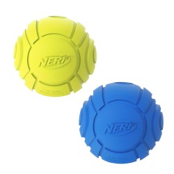Nerf dog Игрушка для собак Мячи рифленые из резины 2 шт (зеленый и синий) 6 см