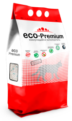 ECO Premium GREEN наполнитель древесный без запаха 20 кг 55 л