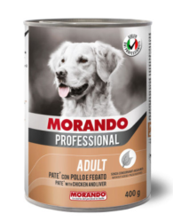 Morando (Морандо) Professional Консервы для собак с курицей и печенью в паштете 400 г