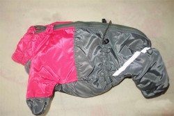 Зоофантазия Комбинезон теплый, пекинес 4.5 кг девочка, розовый с серым 35*о49*н26