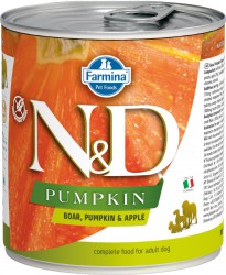 Farmina N&D (Фармина НД) Pumpkin Консервы беззерновые для взрослых собак всех пород с кабаном, тыквой и яблоками 285 г