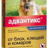 Elanco Advantix (Адвантикс) Капли на холку антипаразитарные для собак весом более 25 кг 4 пипетки