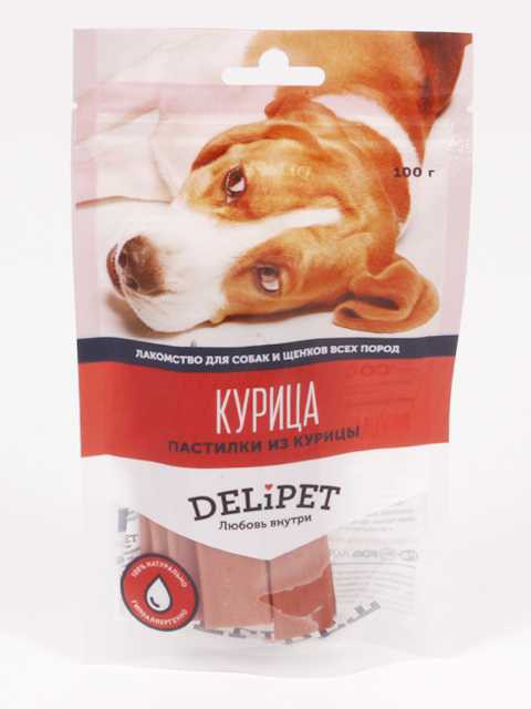 DeliPet (ДелиПет) - Лакомство Пастилки из Курицы для собак