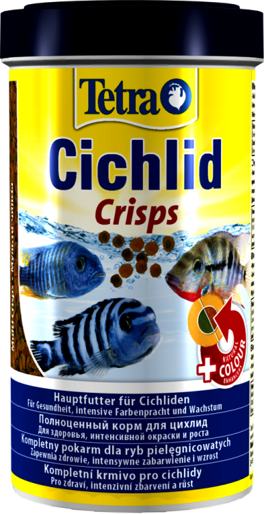 Tetra (Тетра) Cichlid crisps - Корм для всех видов Цихлид (чипсы) 500 мл