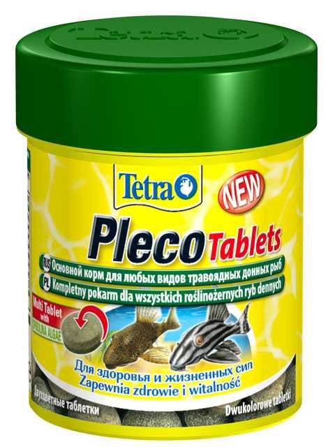 Tetra (Тетра) Pleco Tablets - Корм для сомиков и водорослеедов (Таблетки) 18 гр 30 мл (58 табл)
