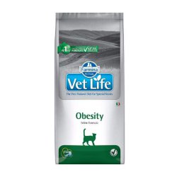Farmina Vet Life (Фармина Вет Лайф) Obesity Сухой лечебный корм для кошек при ожирении 10 кг