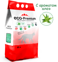 ECO Premium Алоэ наполнитель древесный алоэ 7,6 кг 20 л