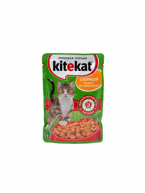 Kitekat (Китекет) - Курица с Соусом (Пауч)