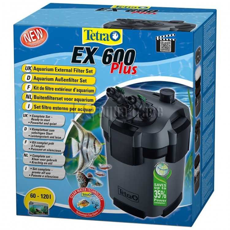 Tetra (Тетра) EX 600 PLUS - Внешний фильтр 600л/ч 60-120 л