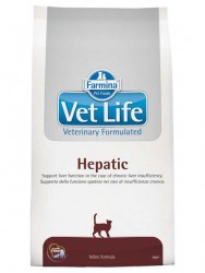 Farmina Vet Life (Фармина Вет Лайф) Hepatic Сухой лечебный корм для кошек при заболеваниях печени 2 кг