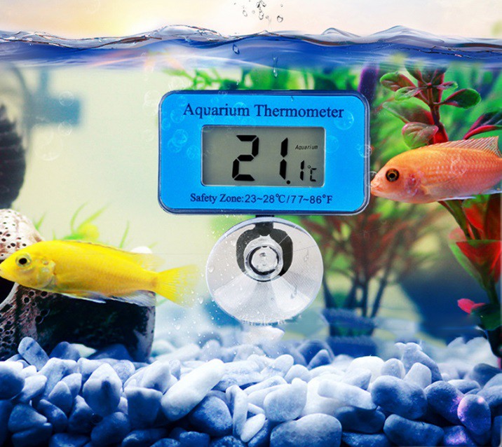 ЖК-цифровой термометр для аквариума с присоской